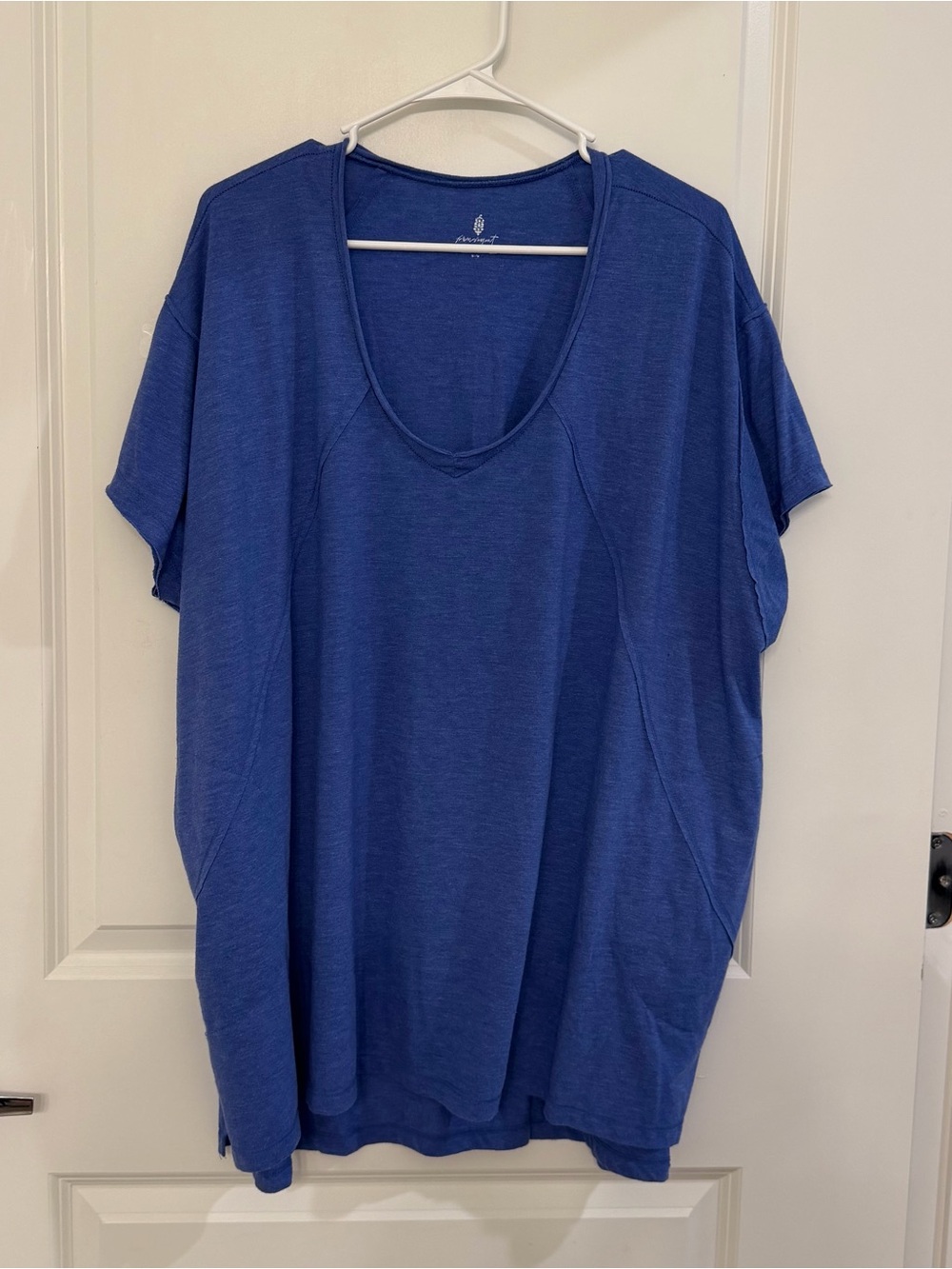 FP Movement by Free People Relaxed Scoop Tee in Royal Blue